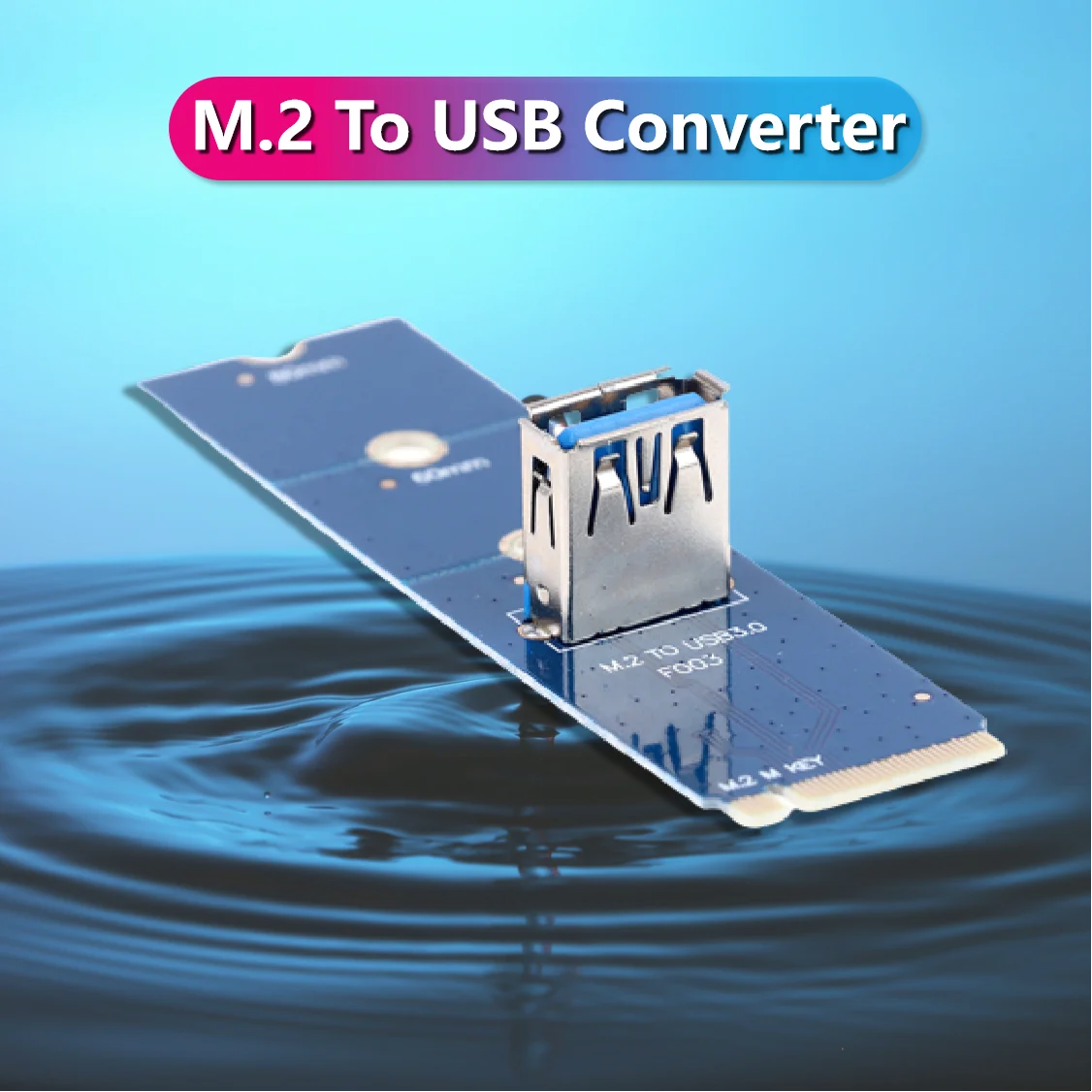 Переносная карта M.2 на USB, адаптер M.2 SATA SSD, преобразователь NGFF M2 в USB 3,0, переходная карта, внешняя плата для PCI Express PCI-E