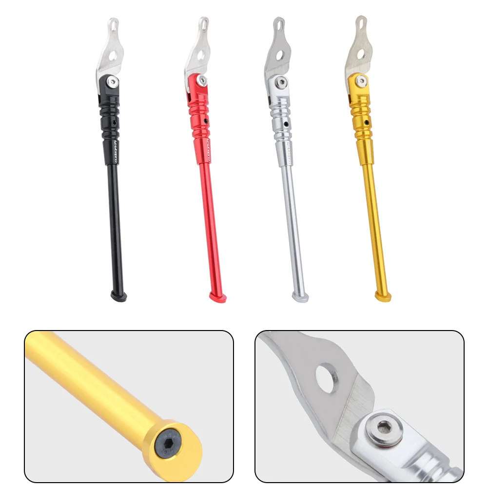 

Bike Kickstand Bicycle Lightweightand Single Leg Aluminum Easy To Install Easy To Use Brand New High Quality Material