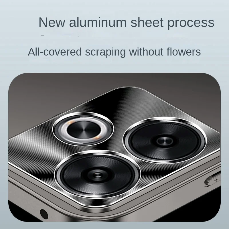 Роскошный матовый чехол из алюминиевого сплава Flow Glans для Xiaomi Redmi Turbo 3 телефона с