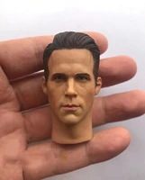 16 male soldier movie star ryan reynolds head carving sculpture model accessories fit 12 inch action figures body in stock