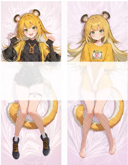 

Чехол наволочка для подушки Zenless Zone Zero Ju Fufu LEOSOXS