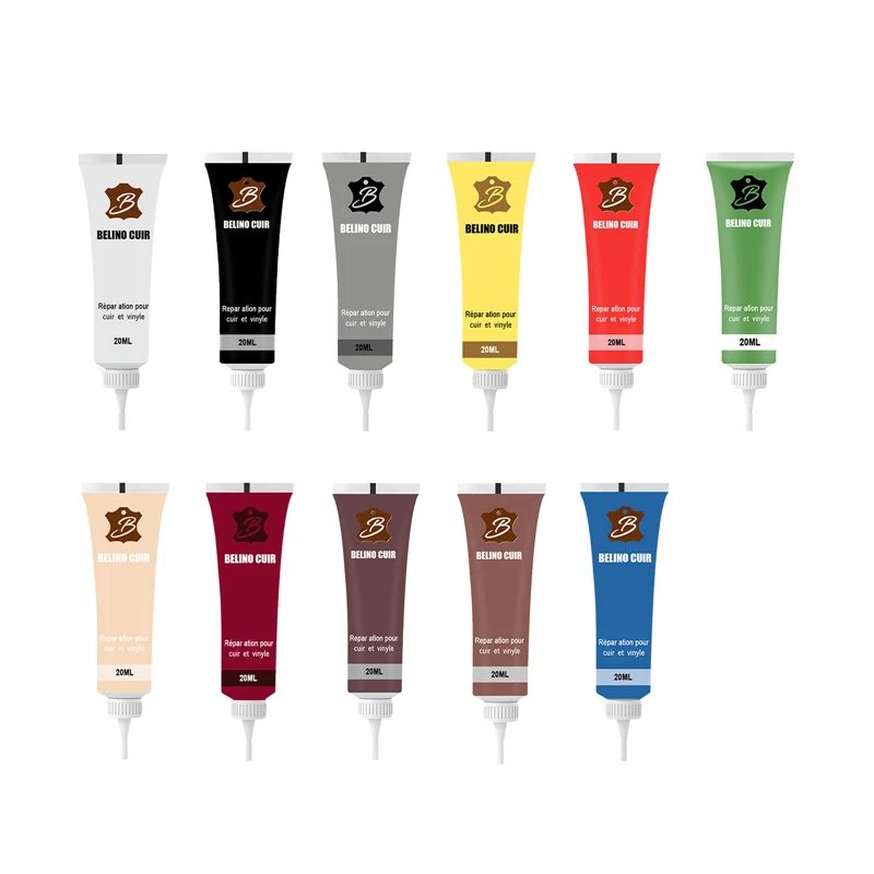 

20ml Leather Repair Gel Colorful Car Repair Scratches Cracks Home&Car Seat Leather Complementary Refurbishing Cream Repair Paste
