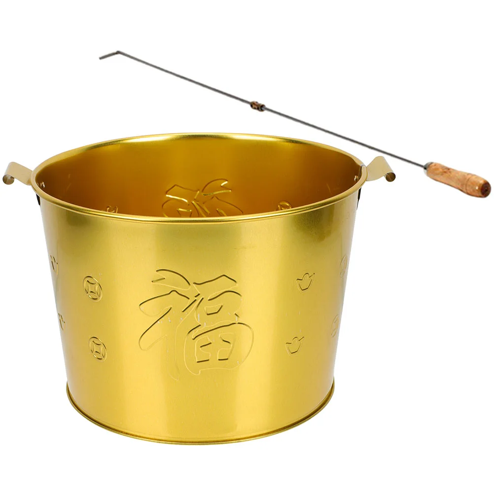 

Incinerator Burn Paper Cage Fire Money Garden Burning Furnace Bowl Stove Metal Pail Bin Rubbish Camping Wood Offering Smudging