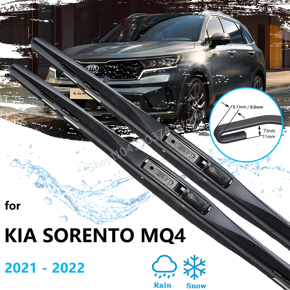 Для KIA Sorento MQ4 2021 2022 щетки переднего стеклоочистителя резиновая полоса заправка