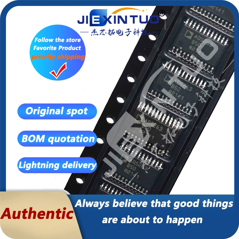 

AD5263BRUZ50 AD5263 B50 IC DGT POT 50KOHM 256TAP 24TSSOP Digital Potentiometer 50k Ohm 4 Circuit 256 Taps I²C, SPI Interface