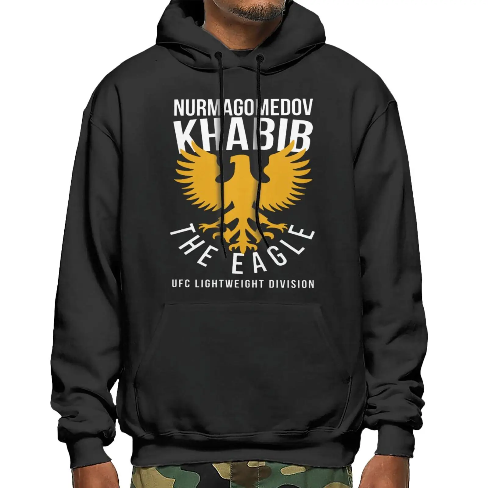 

Khabib The Eagle Nurmagomedov Khabib Sweatshirts Hoodies Branded Men's Clothing Anime Hoodies Men's Hoodies Hooded Zip-Up Hood