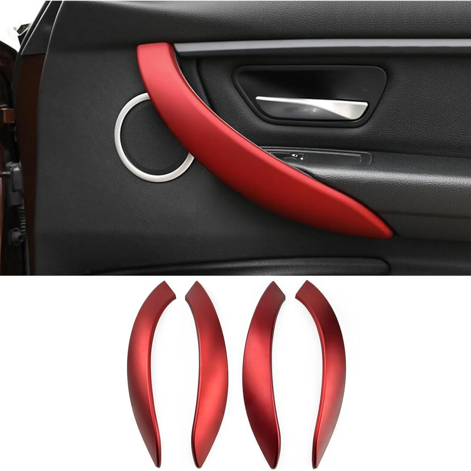 Внутренняя дверная ручка автомобиля для BMW 3 4 серии 3GT F34 F36 F30 2013-2018 сменная крышка