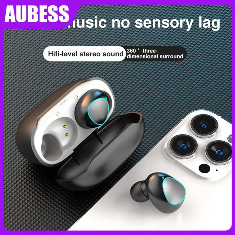 

5.3 Earphone Waterproof Touch Control Headset Zero Delay Light Body Design Sports Headset Noise Cancellation Headphone