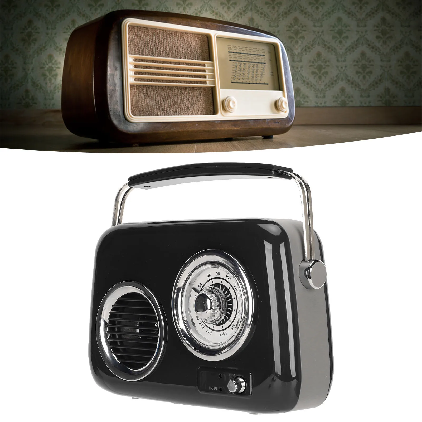 Ретро радио Bluetooth-динамик