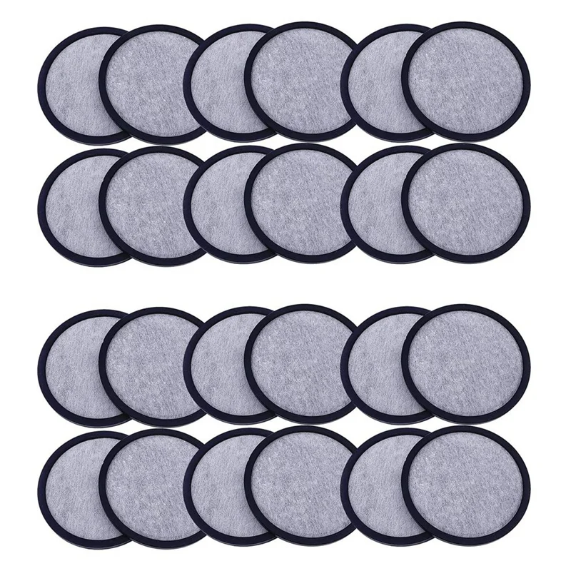 

24-Pack Replacement Charcoal Water Filter Discs for Mr. Coffee Brewers Coffee Machines