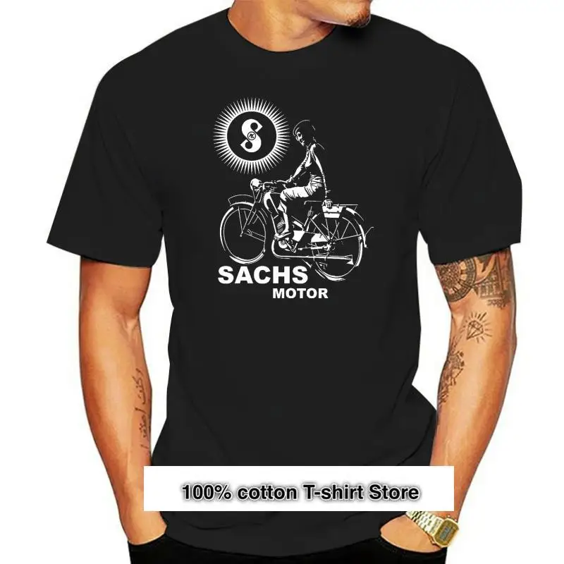 

SACHS MOTOR-Camiseta de манга corta para hombre, цвет черный