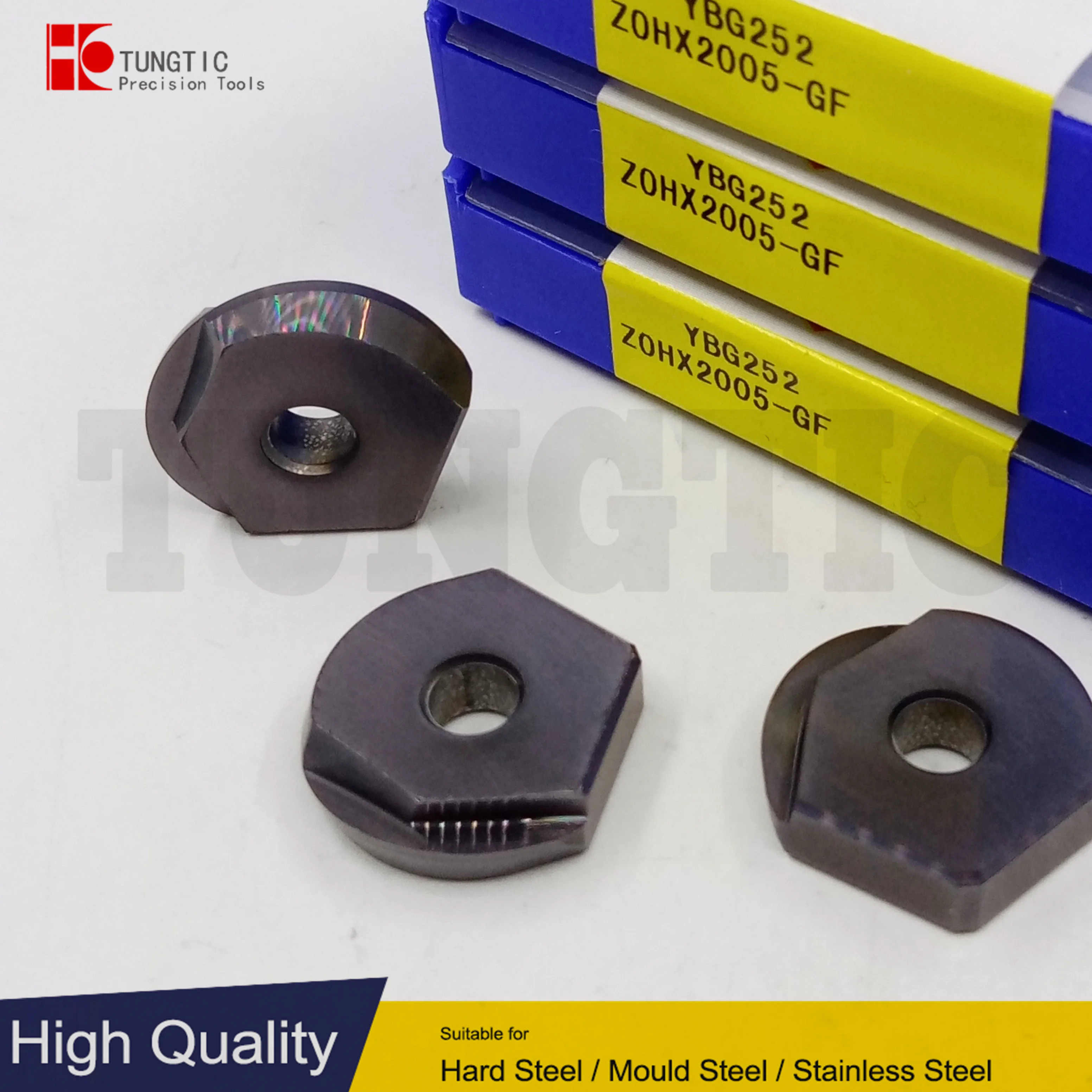 

TUNGTIC ZOHX 2005-GF ZOHX2005-GF Milling Inserts Carbide Cutter For Cast Iron