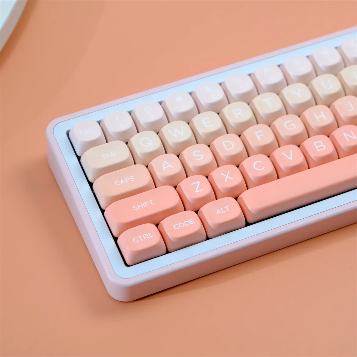 Клавиши для механической клавиатуры MX Switch с градиентными розовыми красными 126