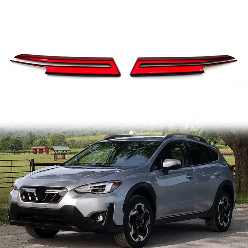 

Car Upper Front Center Grille Grill Moulding Strips Cover Trim For Subaru XV / Crosstrek 2021-2023-Boom