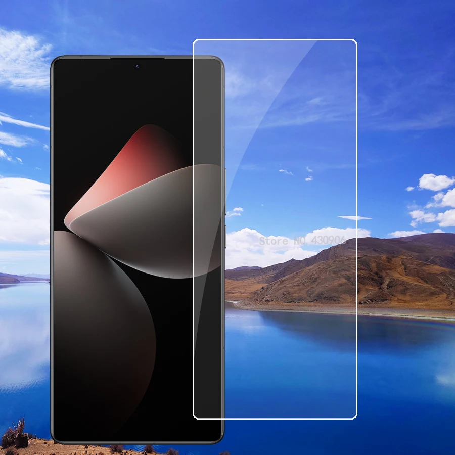 Фото Прозрачная защитная пленка для экрана из закаленного стекла 2.5D edge 9H для MEIZU 21 Pro с разблокировкой по отпечатку пальца №2