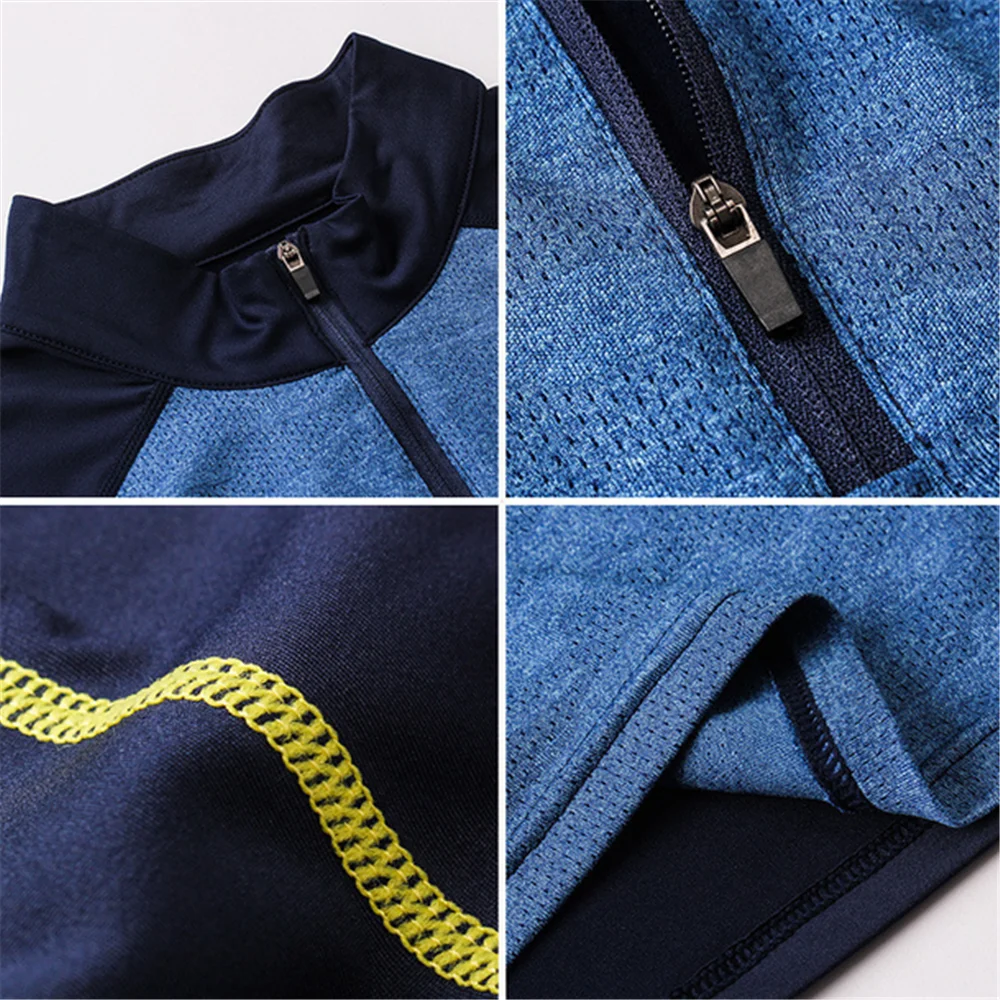 High Collar Winter Thermal Underwear Men Long Johns Men Rashgard Shirt Leggings Warm Sport Compression Underwear Thermo 2020