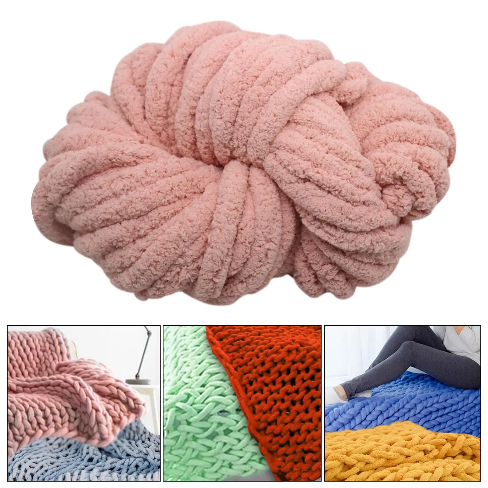 Массивная пряжа из синели плюшевая объемная для кровати поделки своими руками