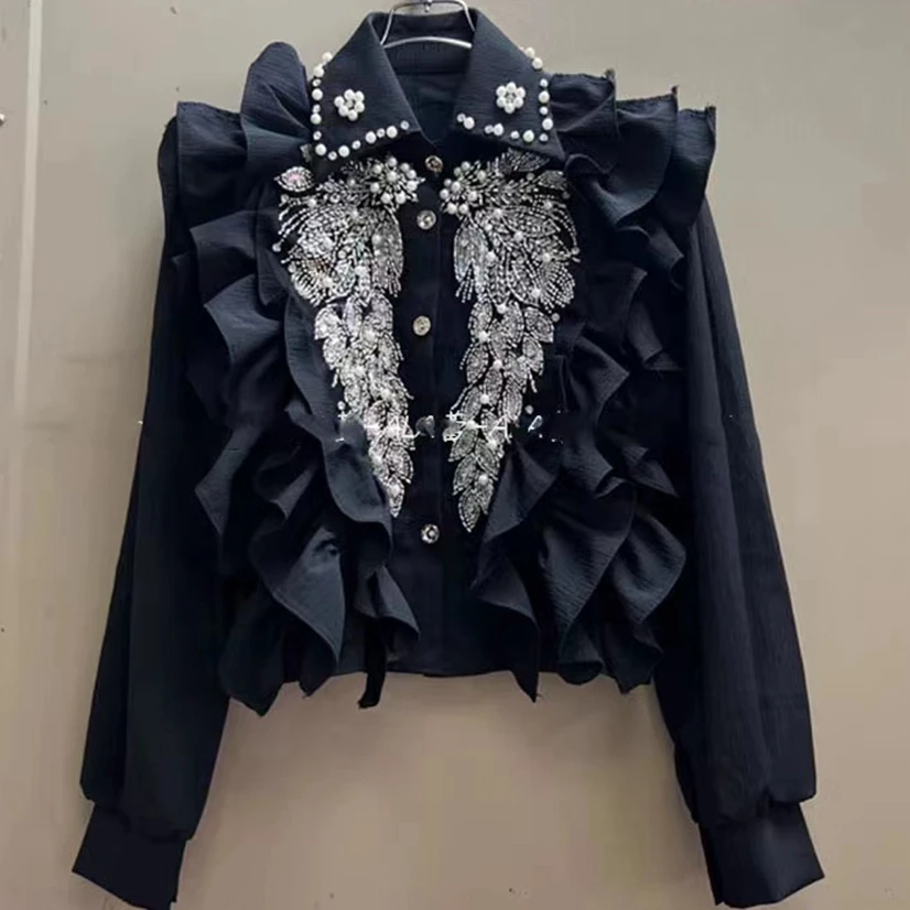 Женская блузка NoEnName_Null белый ацетат