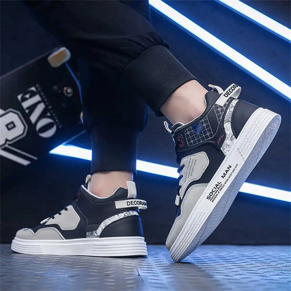 

does not slip synthetic leather original brands for men Tennis Men shoes daily sneakers men 46 sport joggings teniis YDX1