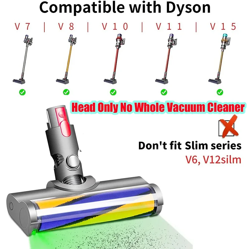 Беспроводная Насадка-щетка для пылесоса Dyson V7 V8 V10 V11 V15