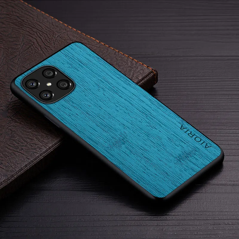 case for honor x8 funda bamboo wood pattern leather phone cover luxury coque for huawei honor x8 case capa free global shipping
