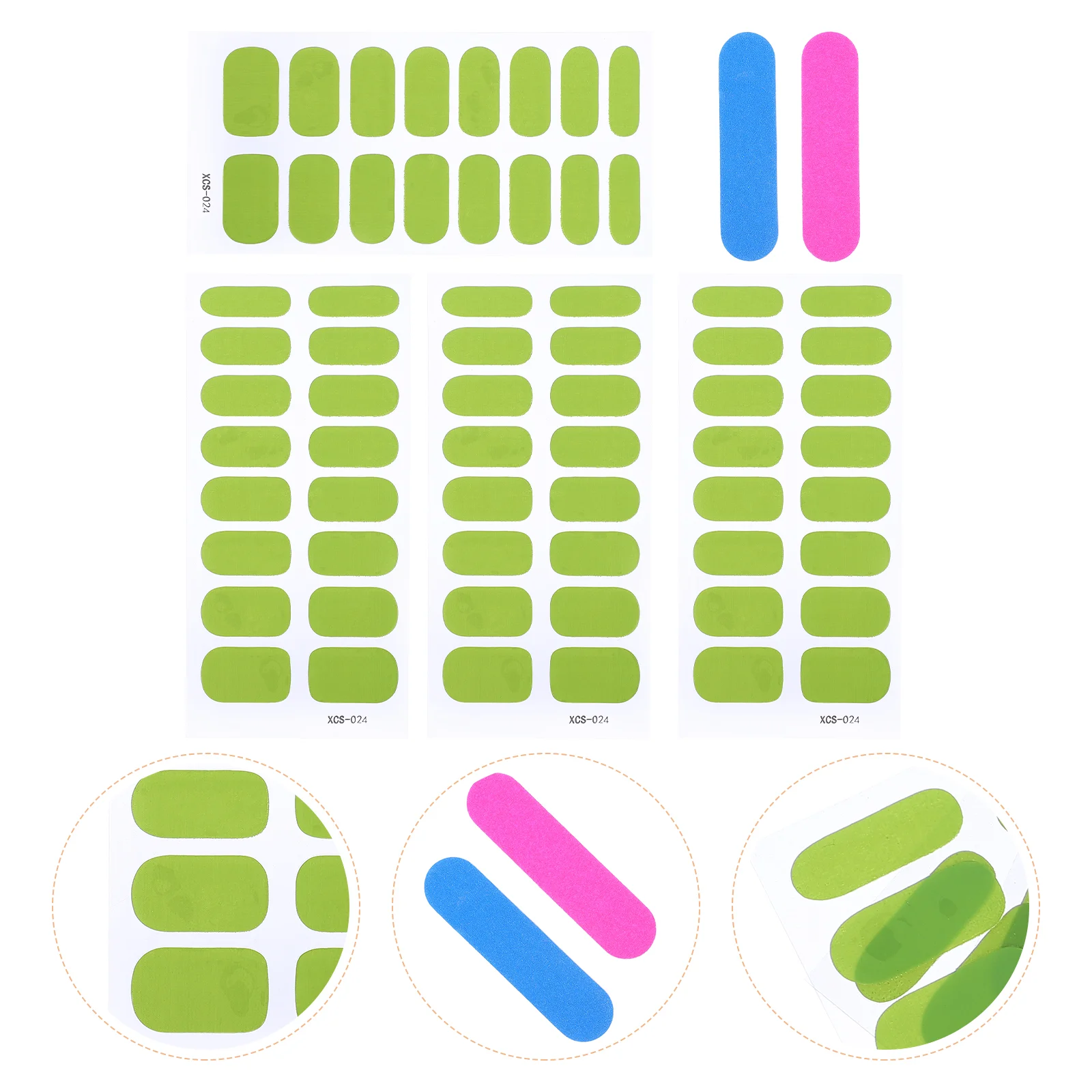 

Nail Sticker Decals Fingernail Manicure Decal Colorpolish Wraps Adhesive Self Wrap Cover Diy Decoration Full Styles Summer