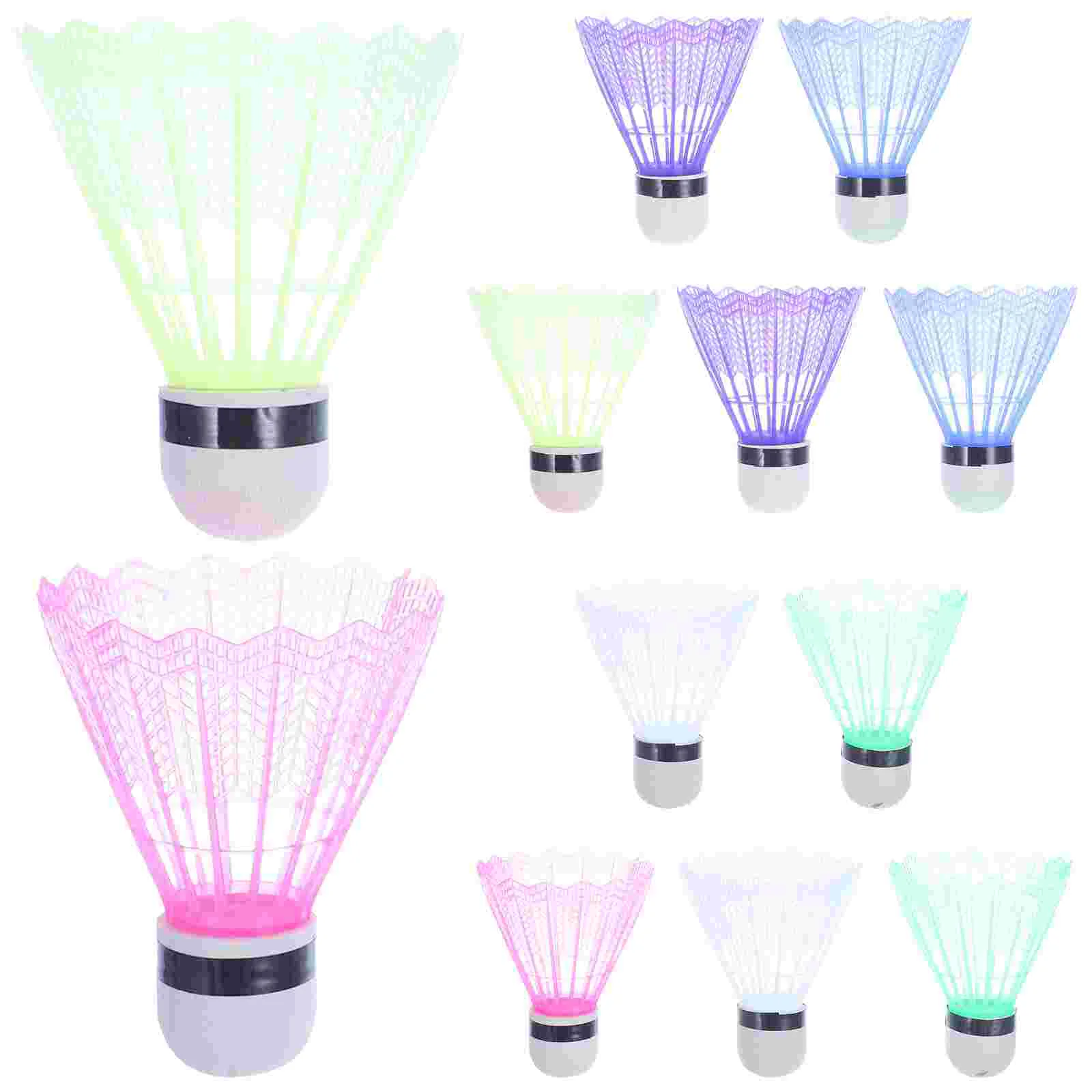 

WINOMO 12Pcs Nylon Shuttlecocks Training Plastic Badminton with Great Stability and Durability for Indoor Outdoor Sports