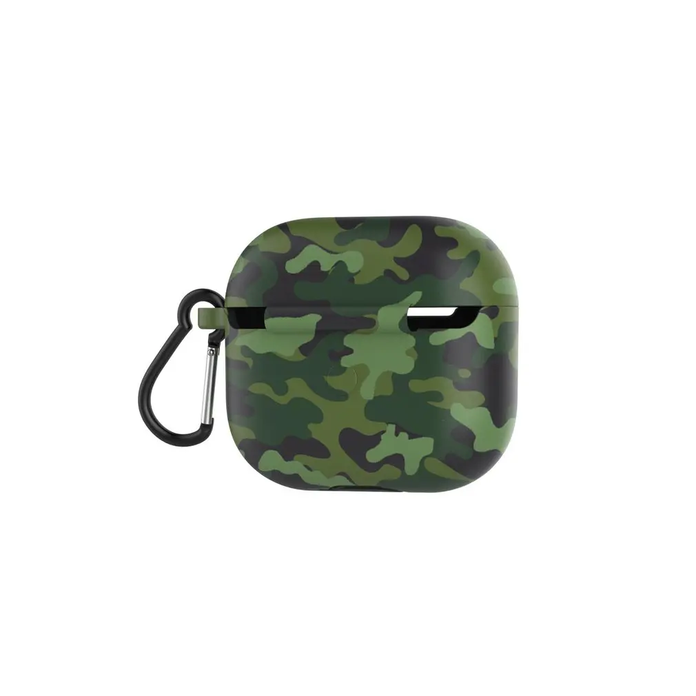 

Wireless Earphone Case With Carabiner For Pro4 Case Soft Silicone Charging Cover Protective Headset Cover