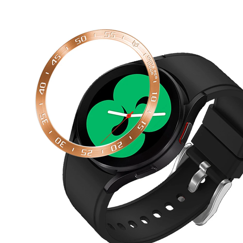 

New Aluminum Alloy Bezel Adhesive Cover Fits For Samsung Galaxy Watch 4/4 Classic 42mm/46mm Seamless Connection
