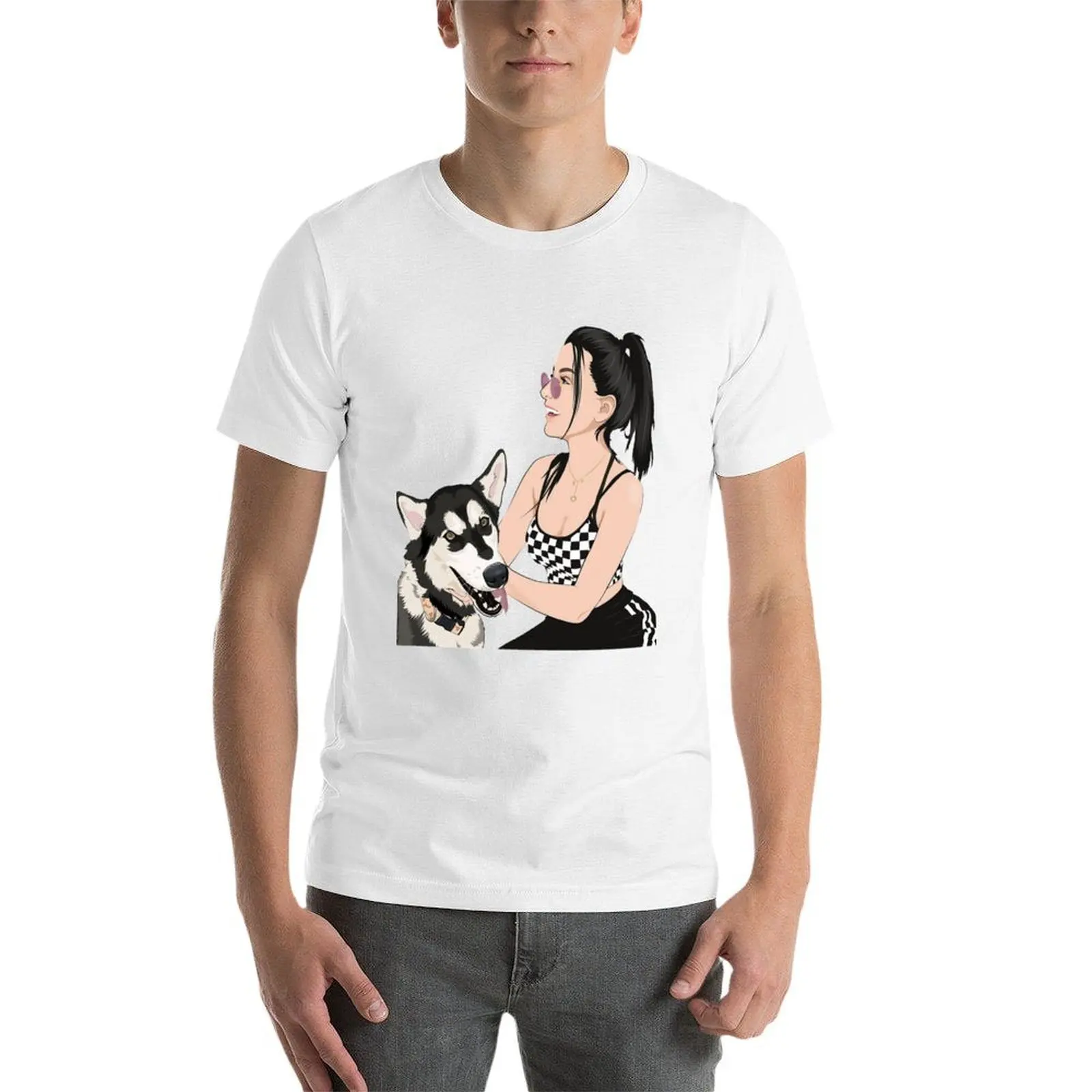 Фото Футболка sssniperwolf Essential, хлопковая футболка, мужская футболка, дизайнерская футболка №4