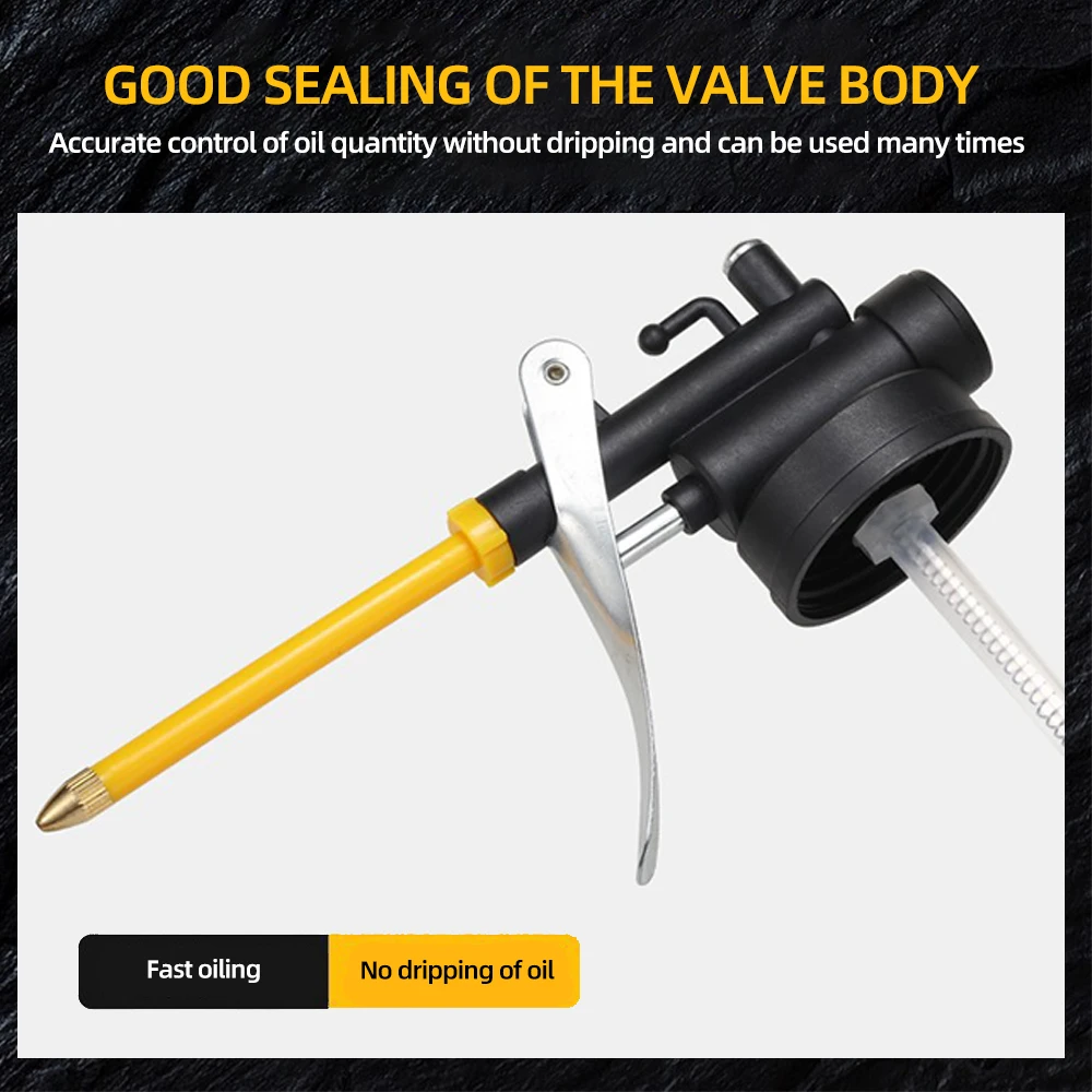 Прозрачный дозатор смазки с пистолетом высокого давления для пластикового