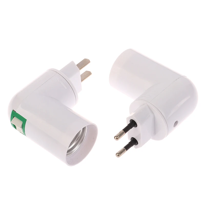 

1Pc E27 Socket Lamp Bulb Adapter 360 Degrees Adjustable Light Bases Lamp Holder Converter Light Bulb Adapter EU US Plug 100-230V