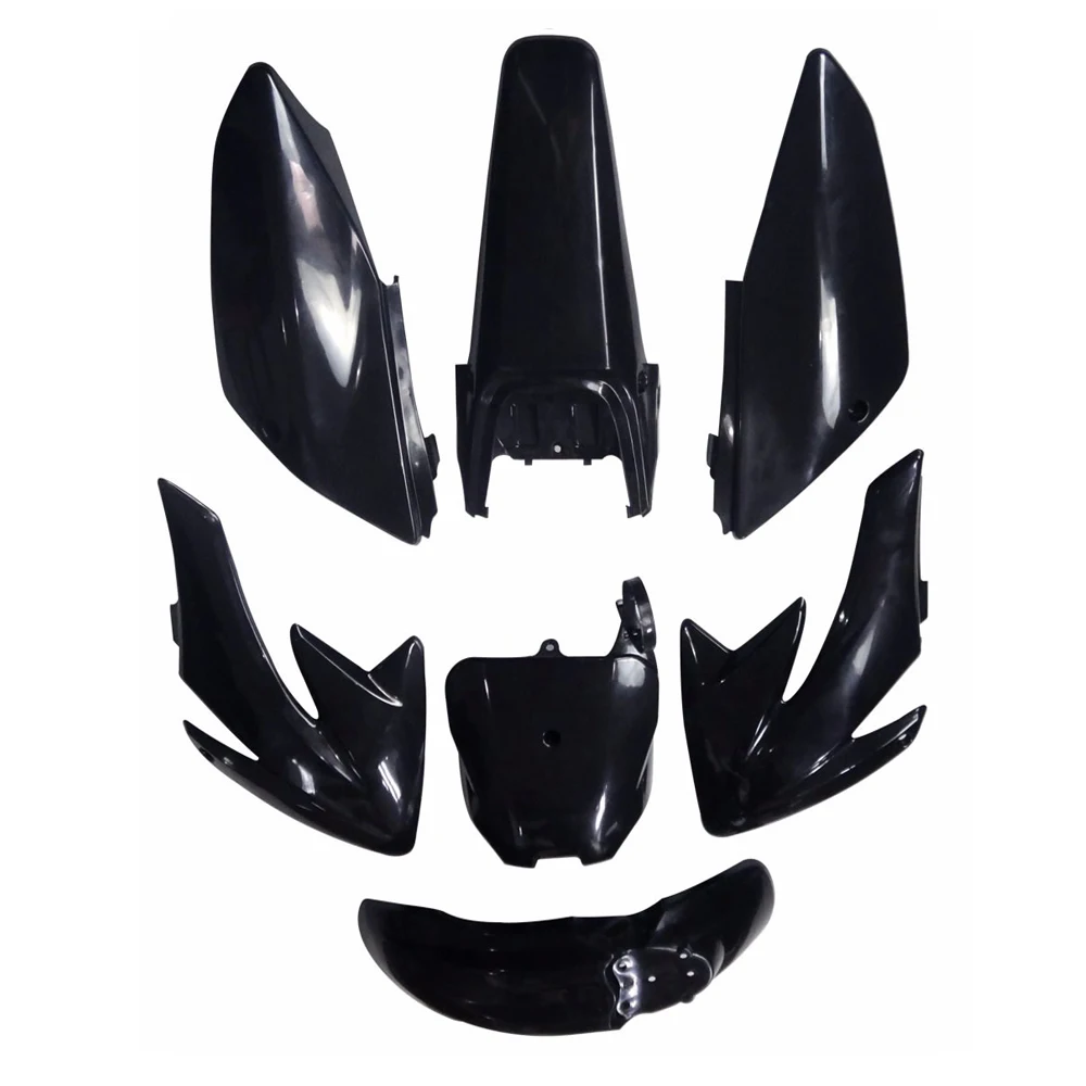 

Motorcycle Plastic Fairing Fender For Honda CRF70F 2006 2012 Body Frame Cover Kits For Dirt Pit Bike Procket MotoBike Trim