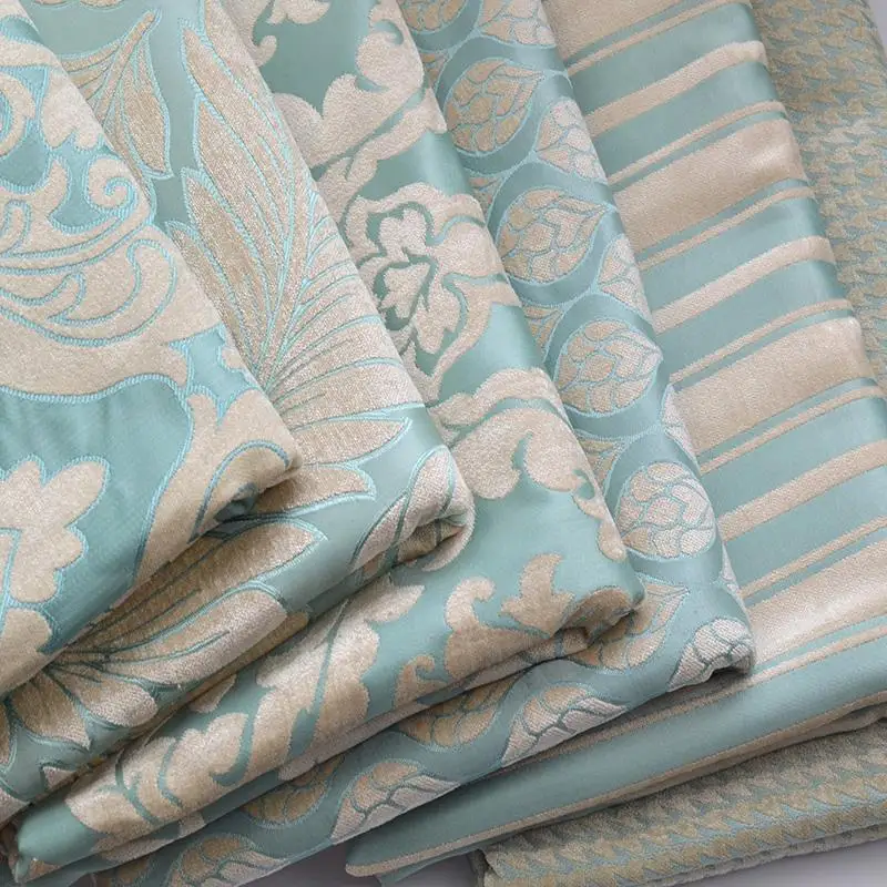 

Chenille Fabric By Meters For Sofa Covers Pillowcases Tablecloth Diy Sewing Cloth Comfortable Wearable Soft Jacquard Striped Red