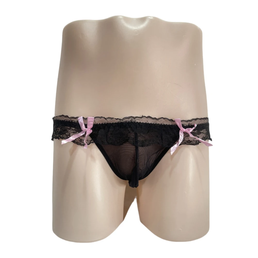 Мужские сексуальные трусы для геев выпуклая сумка нижнее белье трусики с низкой