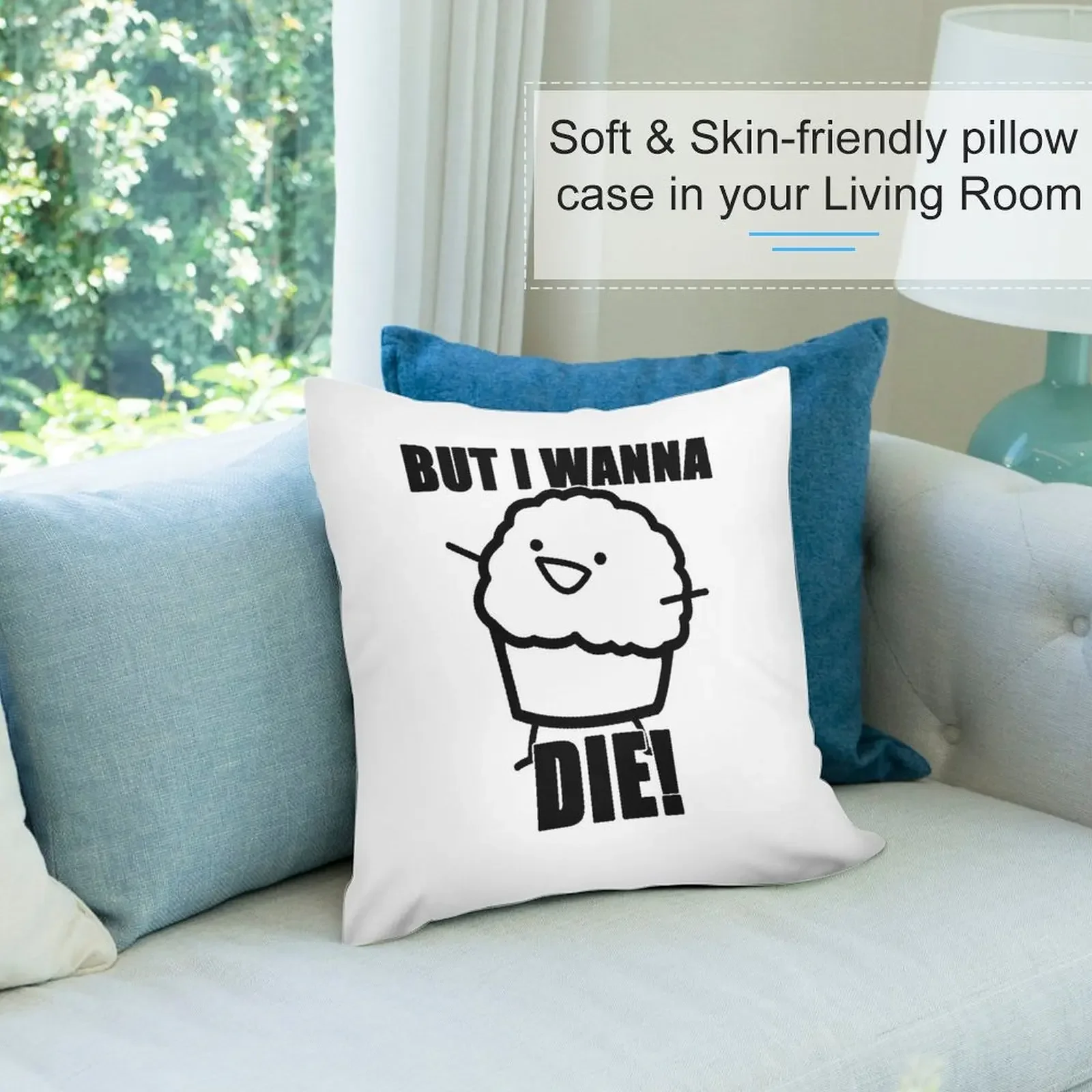 asdfmovie-Маффин Декоративная подушка Подушки наволочка