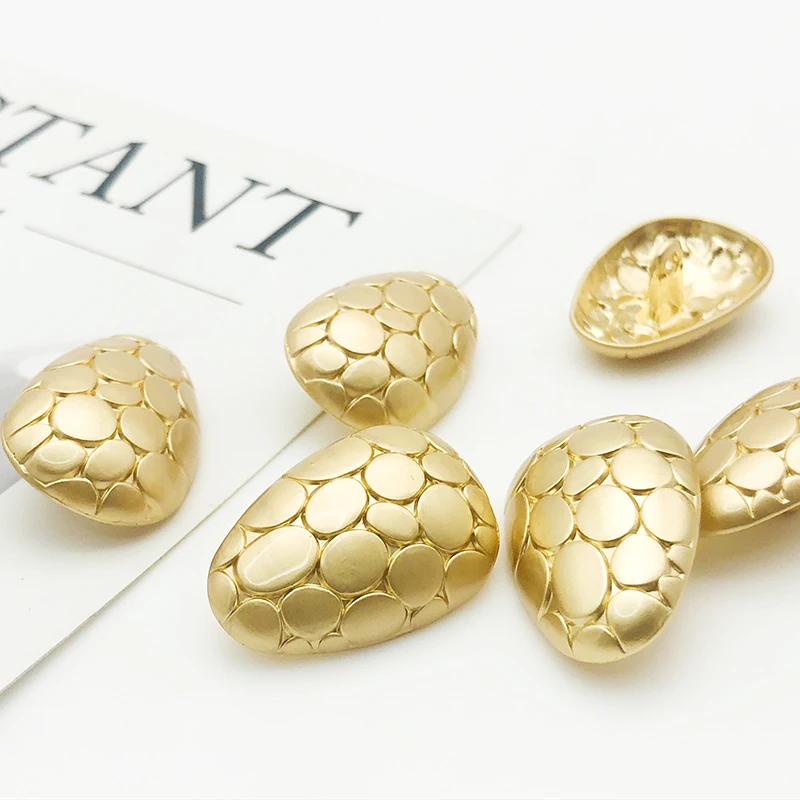 6 шт. металлические пуговицы золотистый нестандартный тренчкот и пальто большие