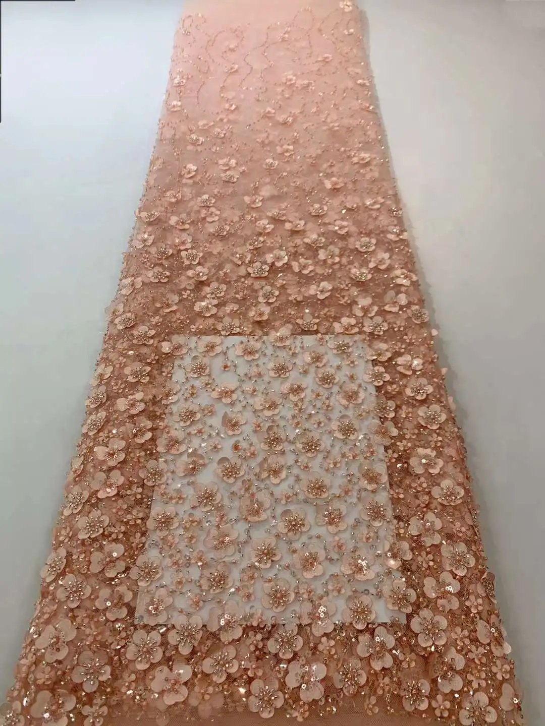 

Красивые Дизайнерские бусины с блестками, 3D вышивка, французская Тюлевая сетка, африканская кружевная ткань для вечерних платьев, свадебных торжеств