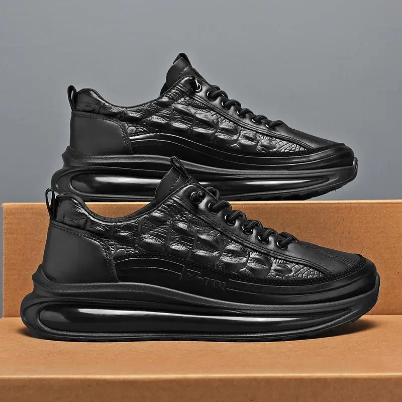 

Кроссовки мужские спортивные на шнуровке, роскошные кеды в готическом стиле, профессиональная обувь для бега, осень