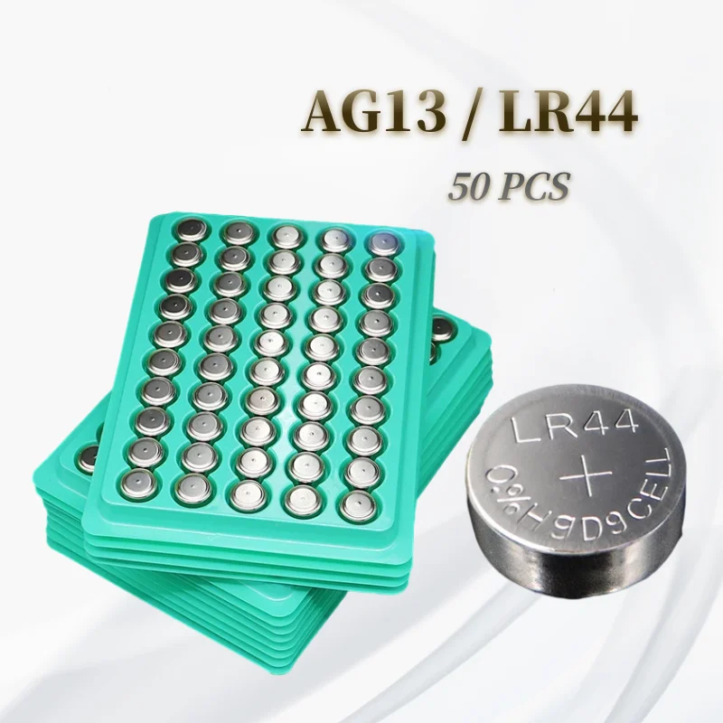 A Full Range of AG Button Batteries 50/100pcs 1.55V  AG13 AG10 AG3 AG4 3V CR2032 CR2025 CR1220 Zinc Manganese