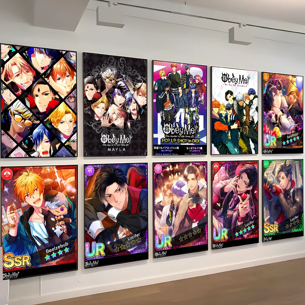 Настенная наклейка аниме O-Obey Me