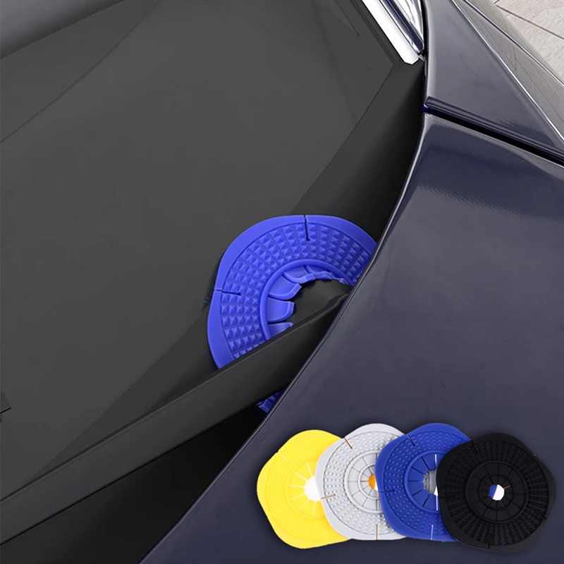 

1 шт. Универсальный Автомобильный рычаг стеклоочистителя нижнее отверстие Защитная крышка предотвращает рукав лист