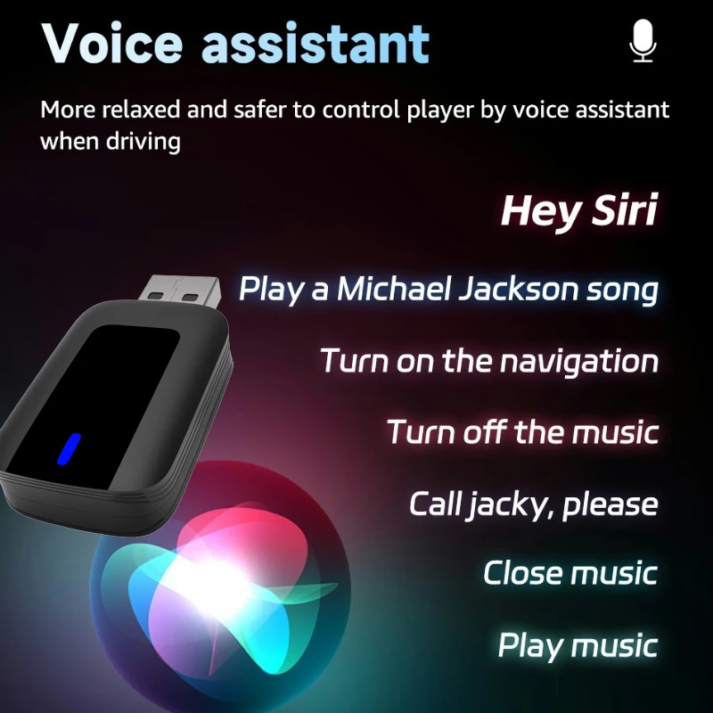 Bl aandoth 5.0 Wireless Carplay Android Auto Беспроводной адаптер Smart Mini Box Plug and Play Wi-Fi Fast Connect