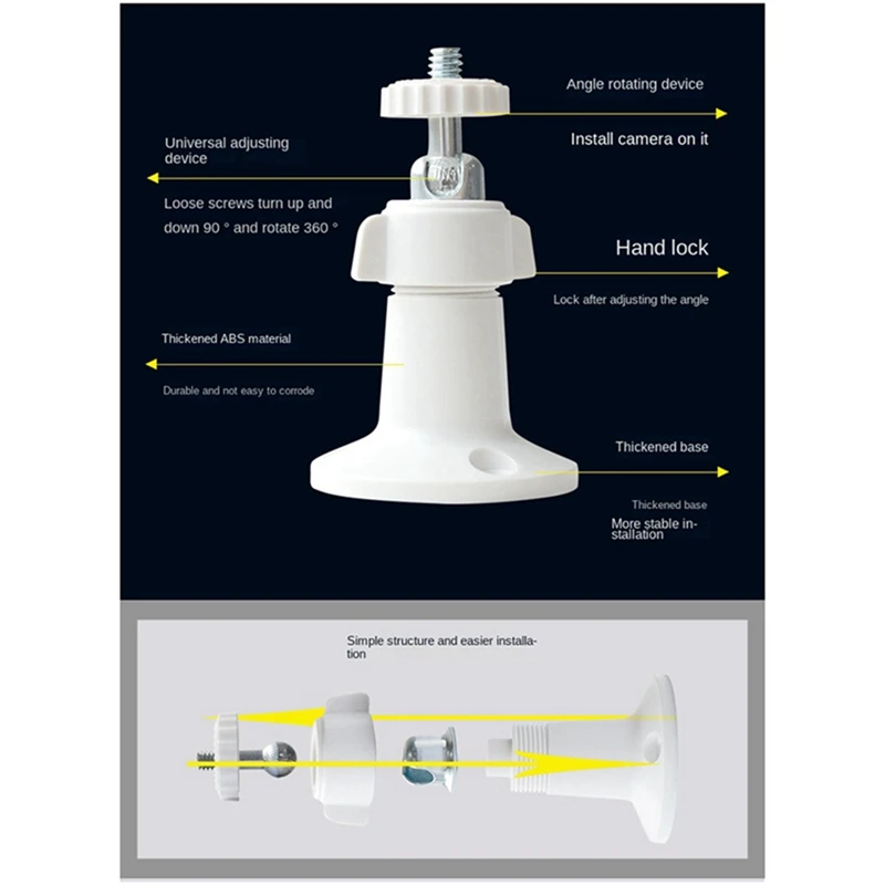 Регулируемый Настенный потолочный кронштейн для камеры безопасности