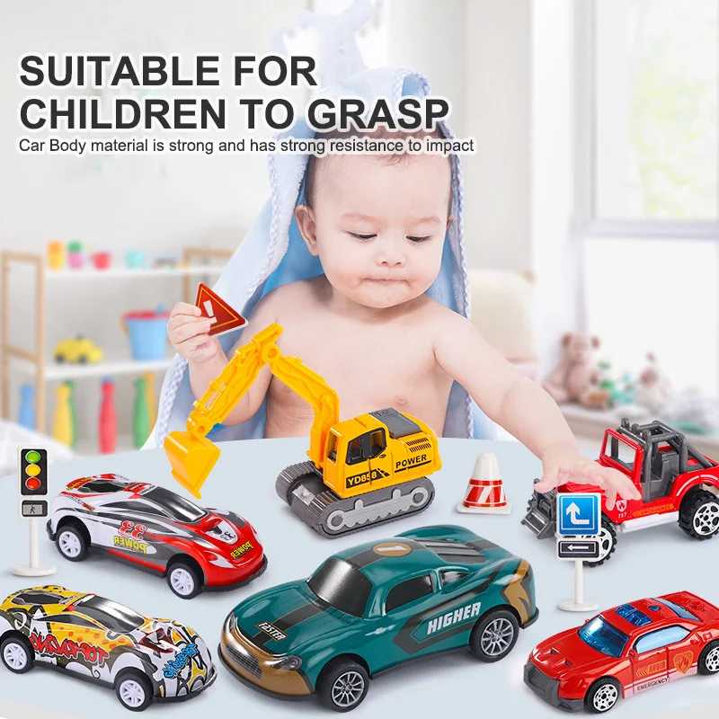 

Kids Truck Toy Racing Car Alloy Iron Shell Taxi Model Inertia Sliding Rail Car Map Action Model Cars Hot Educational Toy For Boy