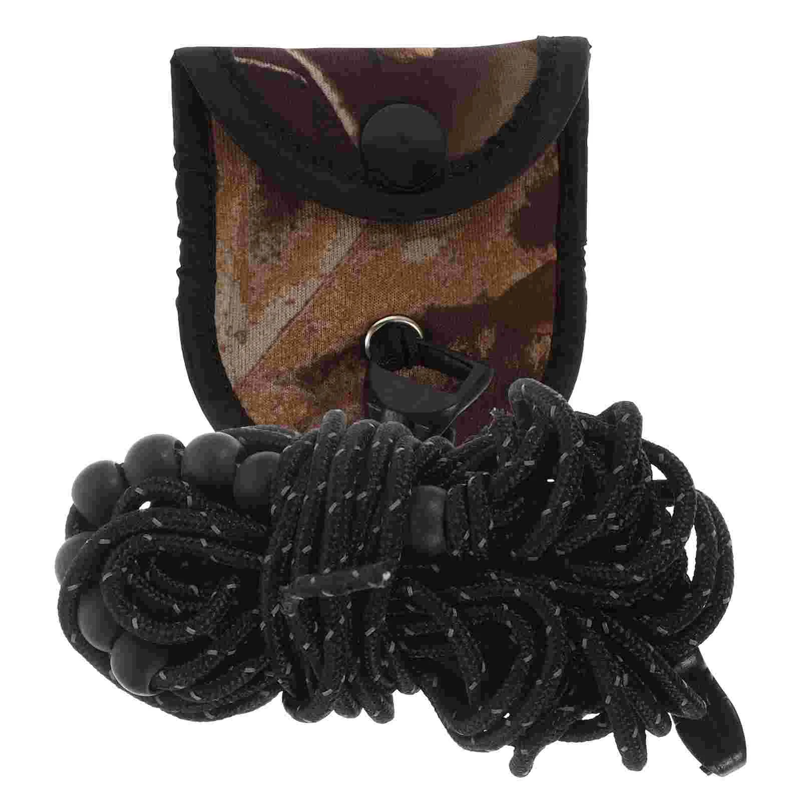 

1 Set of Portable Travel Clothesline Camping Windproof Clothing Drying Rope Multi-use Clothesline