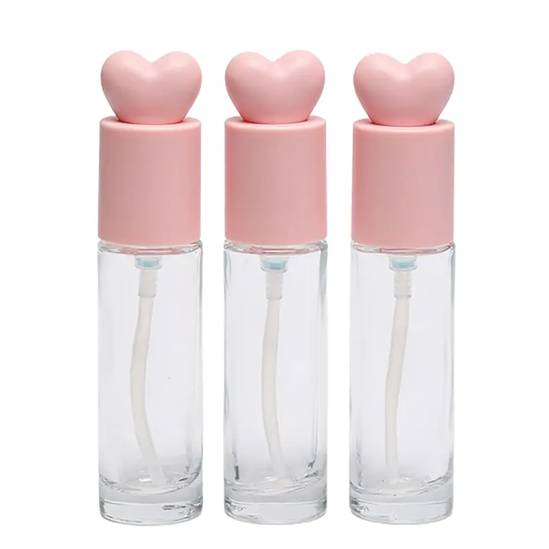 

1 Pcs 30ml Glass Essence Lotion Bottle With Pressure Pump Head And Lid DIY Cosmetic Empty Container Liquid Foundation Dispenser