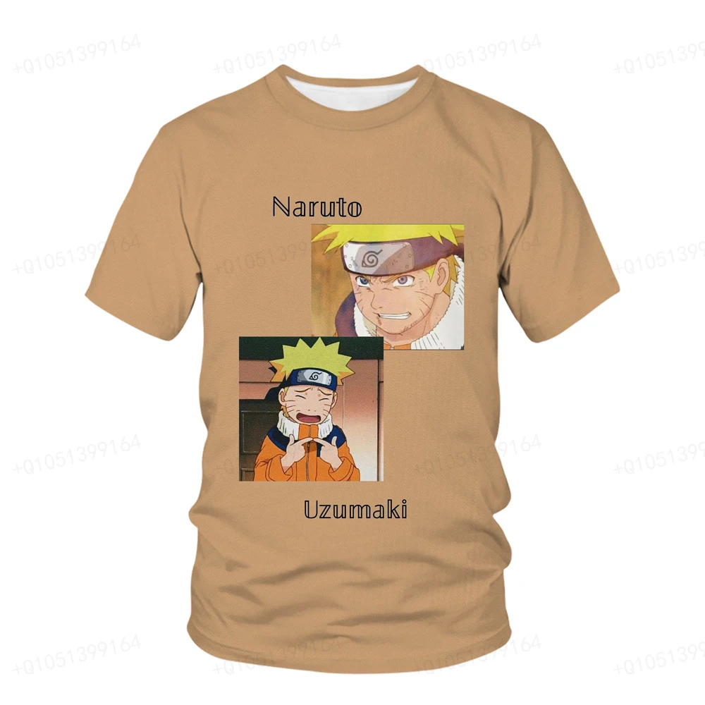 Children Vortex Naruto T-shirt Children Boy Girl T-shirt Children Cute Boy Girl Cartoon Fashion Naruto T-shirt images - 6