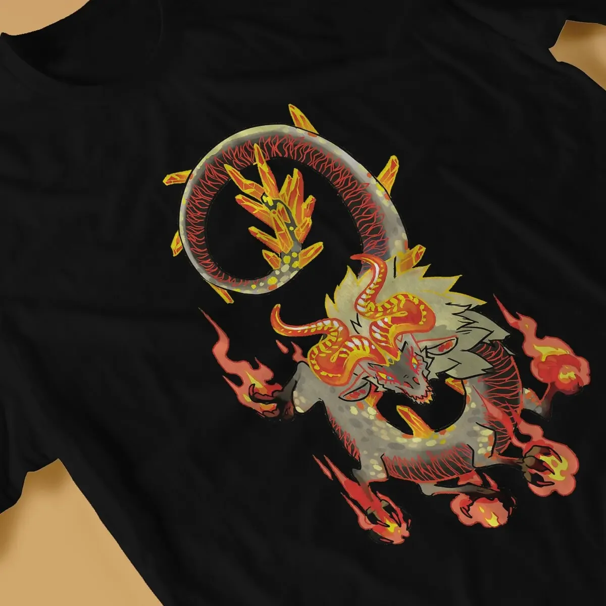 Футболка мужская с круглым вырезом коротким рукавом и смешным принтом