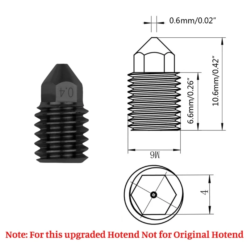 

Chromium-Zirconium Nickel Plated 3D Printer Hotend for Bambu Lab X1